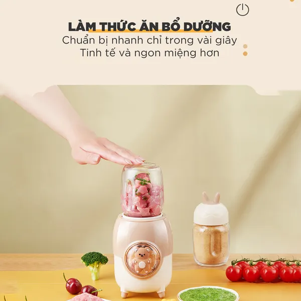 Máy xay ăn dặm 3 cối TULI TL-C04K1
