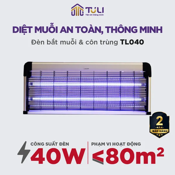 Đèn bắt muỗi TULI TL040 40W