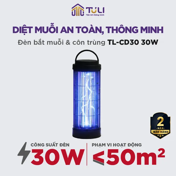 Đèn bắt muỗi TULI TL-CD30 30W