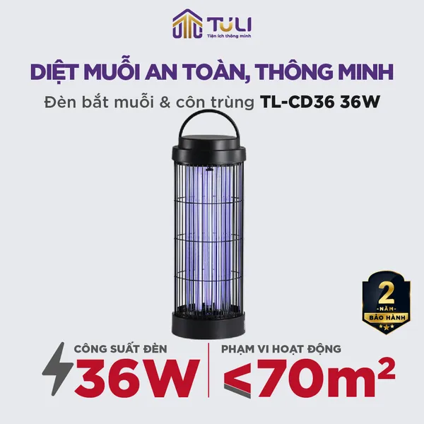 Đèn bắt muỗi TULI TL-CD36 36W