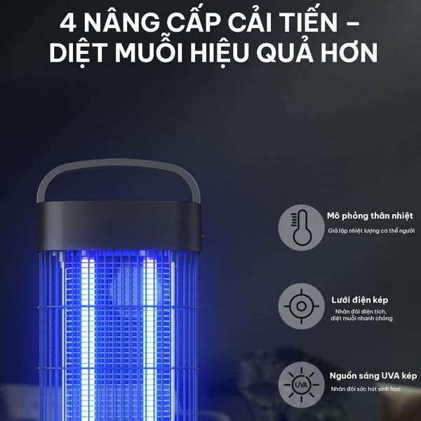 Đèn Bắt Muỗi TULI TL-CD30 - 30W - Bản Mới
