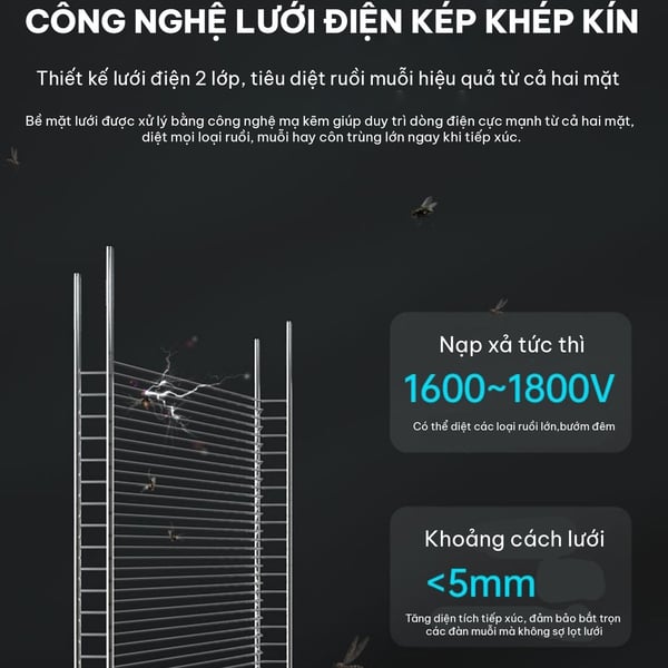 Đèn Bắt Muỗi TULI TL-CD30 - 30W - Bản Mới