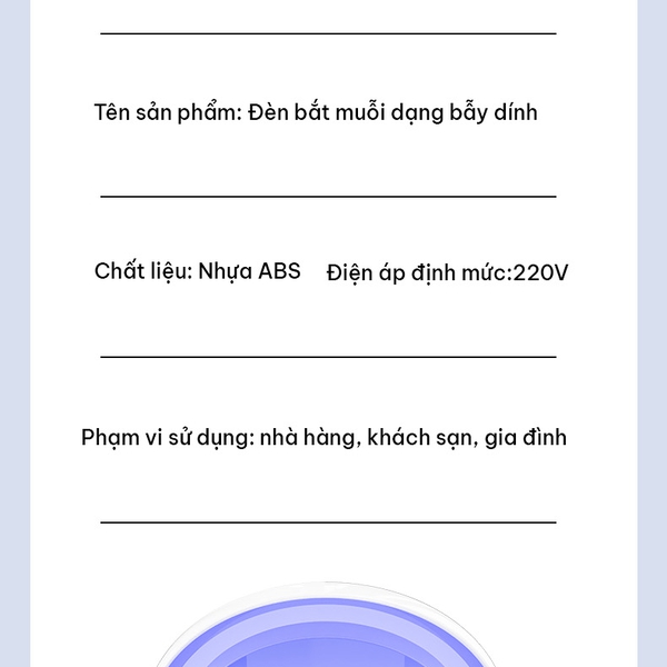 Đèn Bắt Muỗi, Ruồi, Côn Trùng TULI TL-R10 - 10W