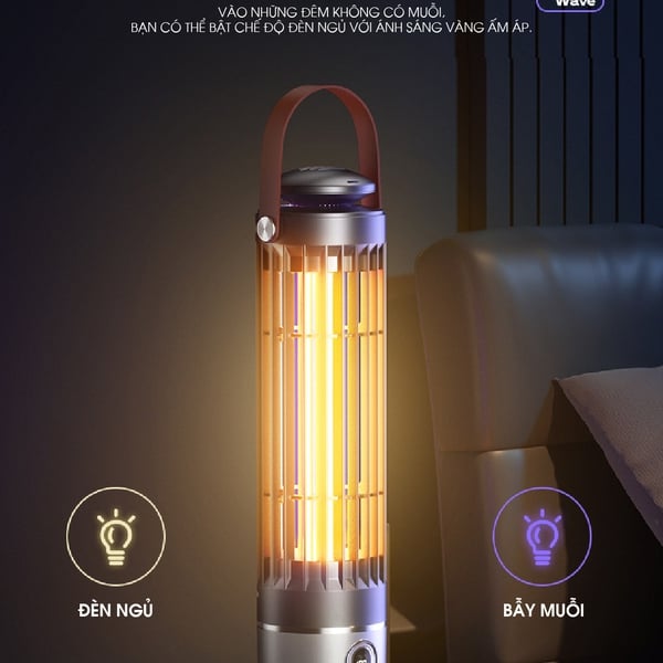 Đèn bắt muỗi TULI TL-011 (Có Pin)