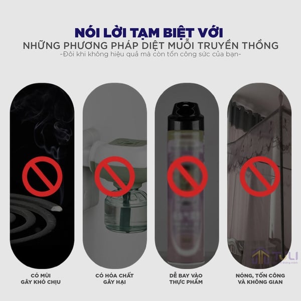 Đèn bắt muỗi TULI TL006 6W