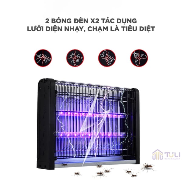Đèn bắt muỗi TULI TL006 6W