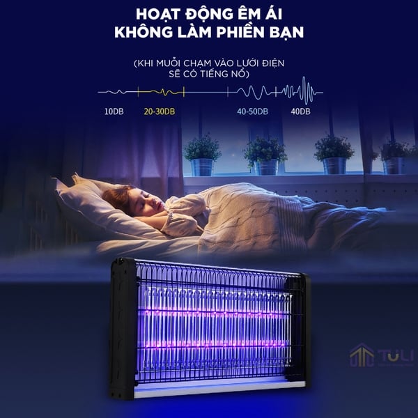 Đèn bắt muỗi TULI TL006 6W