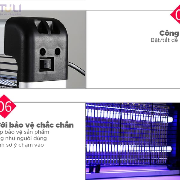 Đèn bắt muỗi TULI TL040 40W