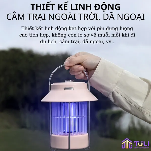 Đèn bắt muỗi cắm trại TULI Q45