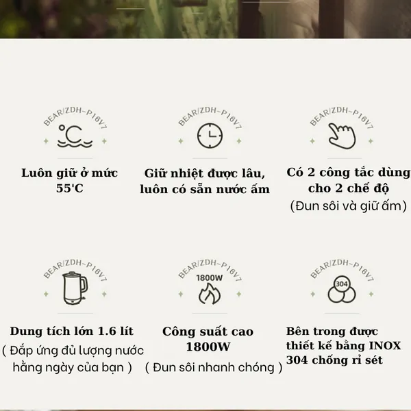 Ấm siêu tốc P16V7