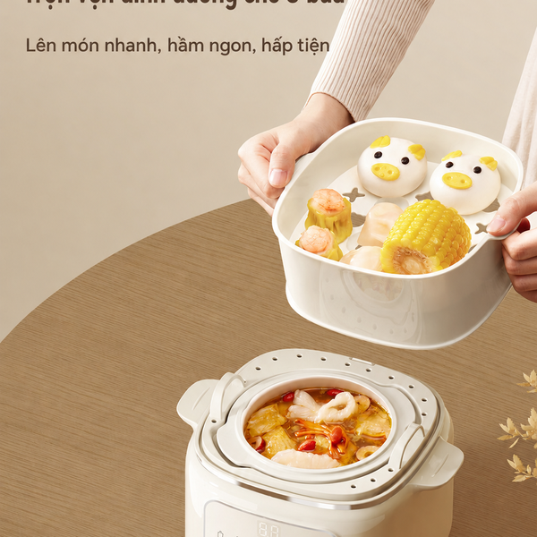 Nồi nấu chậm TULI TL-NNC1L - dung tích 1L