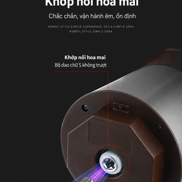 Máy xay thịt TULI TL-MXT2LR - dung tích 2L, kèm lưỡi đánh ruốc