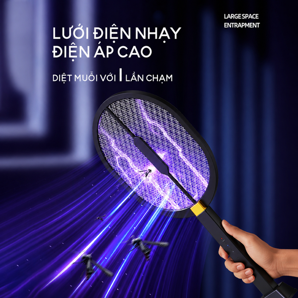Vợt bắt muỗi thông minh TULI VM02