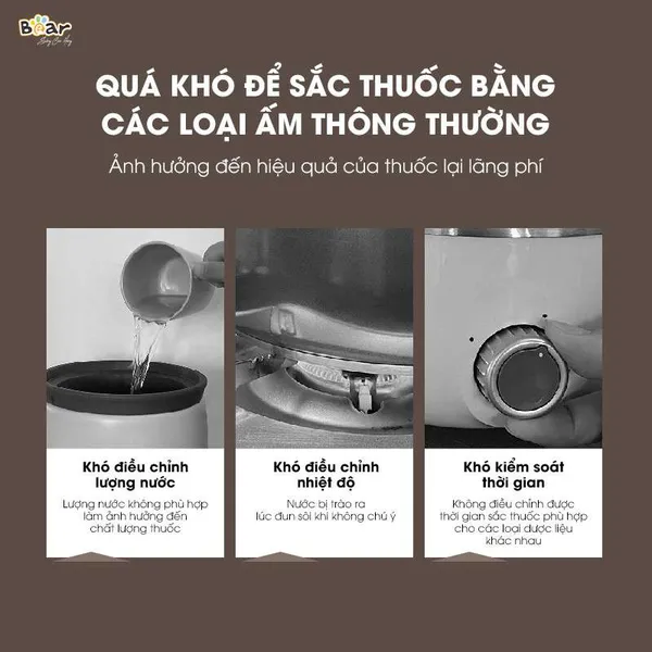 Ấm sắc thuốc Bear SB-AST35 (JYH-B40Q1)