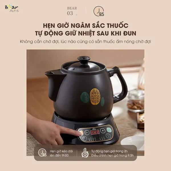 Ấm sắc thuốc Bear SB-AST35 (JYH-B40Q1)