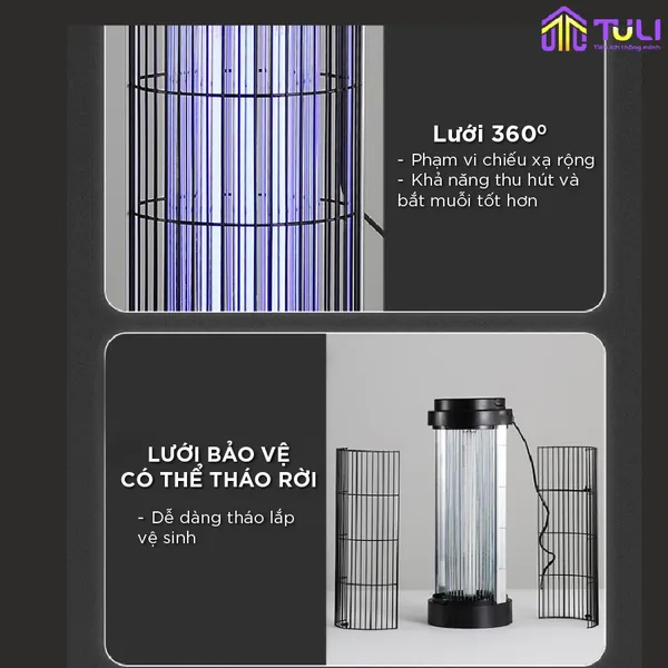 Đèn bắt muỗi TULI TL-CD10 10W