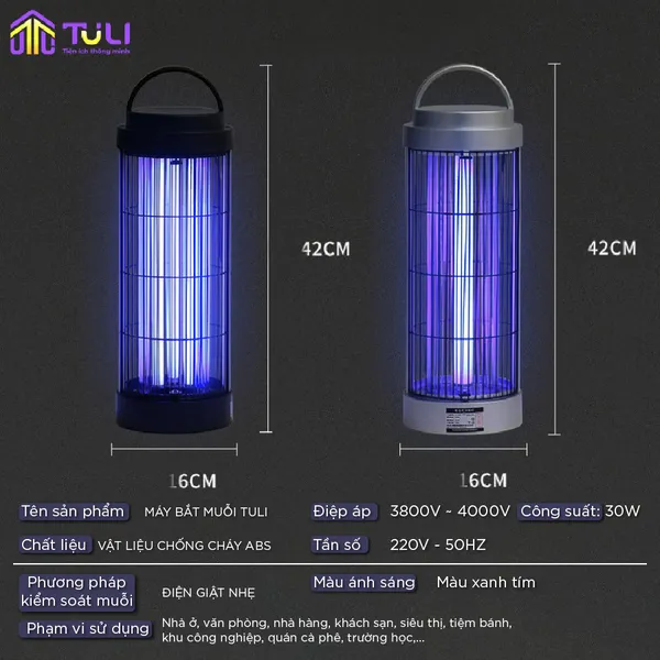 Đèn bắt muỗi TULI TL-CD30 30W