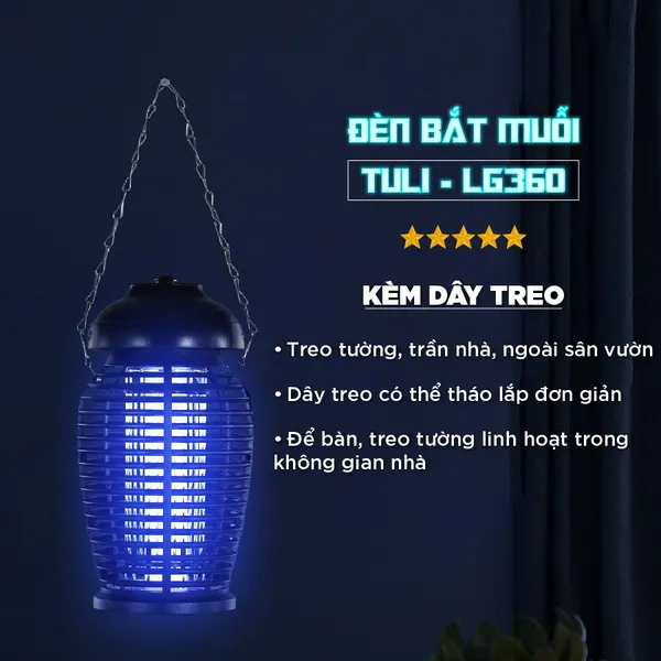 Đèn bắt muỗi TULI TL028 28W