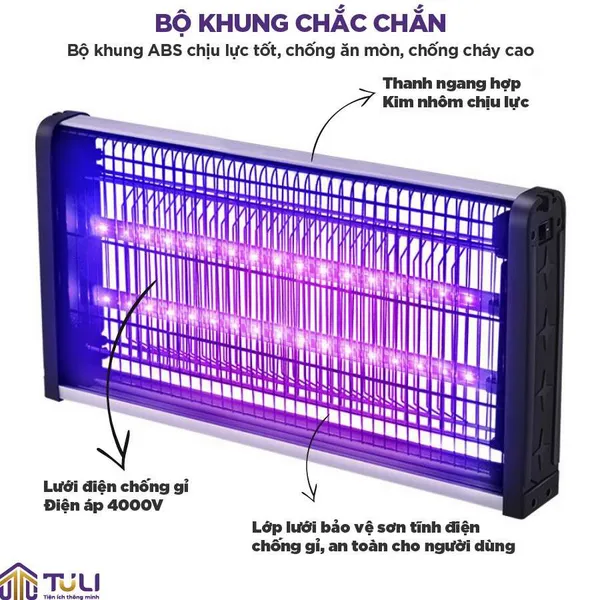 Đèn bắt muỗi TULI TL012 12W