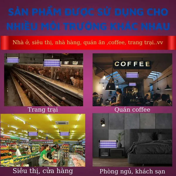 Đèn bắt muỗi TULI TL040 40W