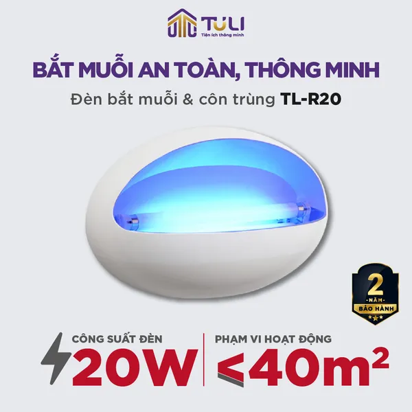 Đèn bắt ruồi muỗi TULI TL-R20 20W