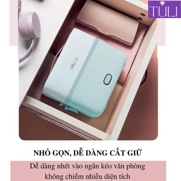 Hộp cơm điện cầm tay mini đa năng giữ nhiệt 2 tầng Bear DFH-B12E1