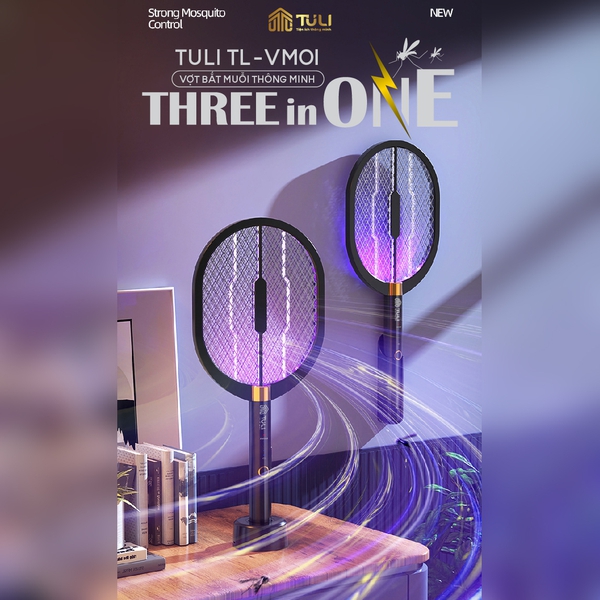 Vợt bắt muỗi thông minh TULI VM01