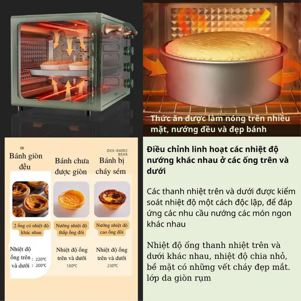 Lò Nướng Điện 40L Bear DKX-B40R2