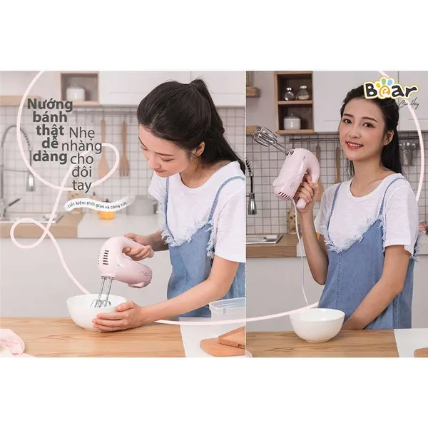 Máy đánh trứng cầm tay Bear A01G1