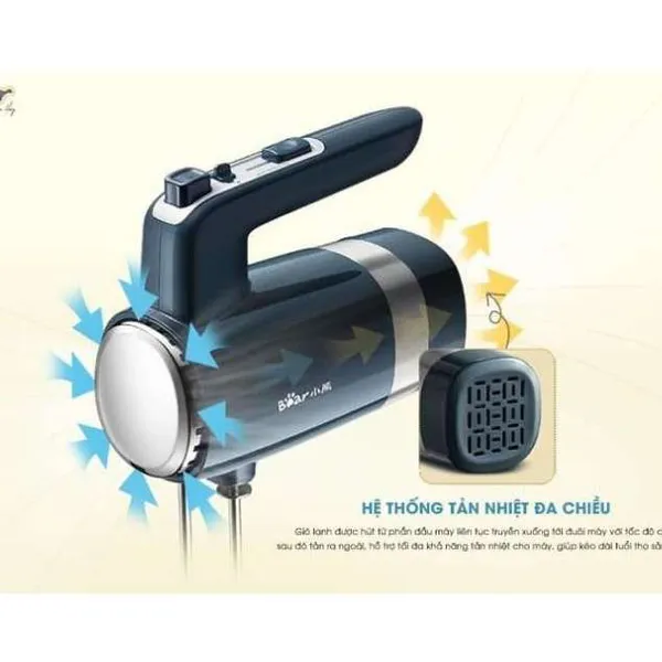 Máy đánh trứng cầm tay Bear B02L1