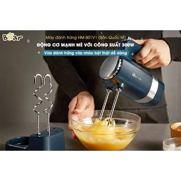Máy đánh trứng cầm tay Bear B02L1