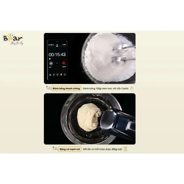 Máy đánh trứng cầm tay Bear B02L1