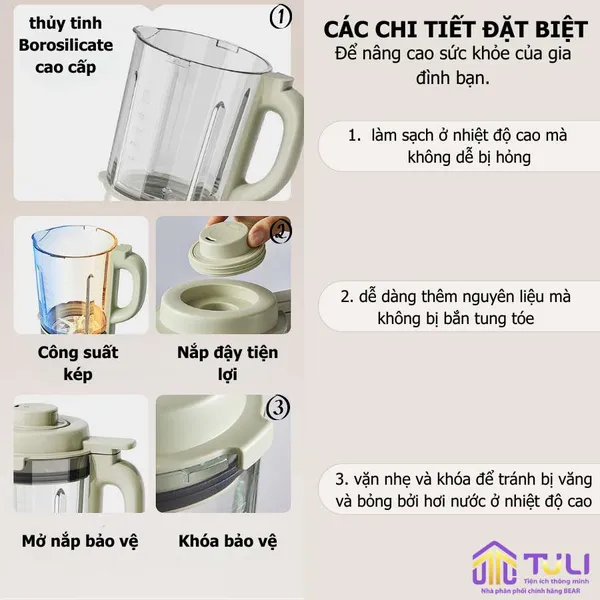 Máy làm sữa hạt BEAR D12V1