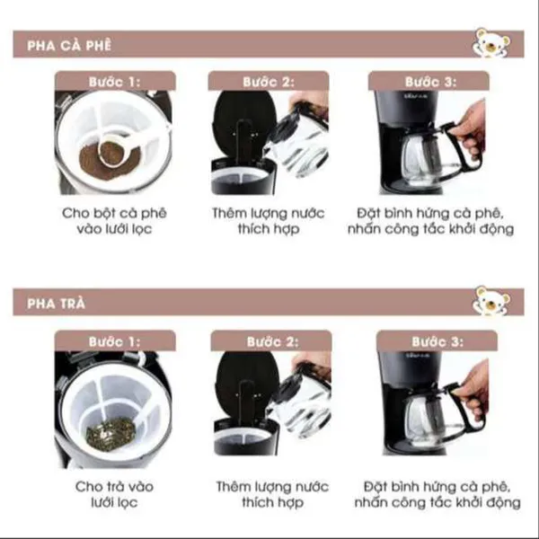 Máy Pha Cà Phê / Trà Tự Động KFJ-403