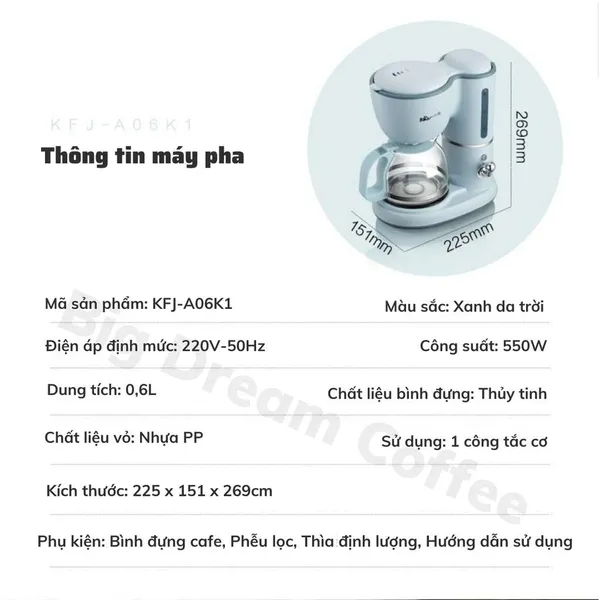 Máy Pha Cà Phê / Trà Tự Động A06K1