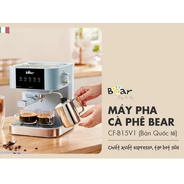 Máy pha cà phê Espresso tự động Bear B15V1