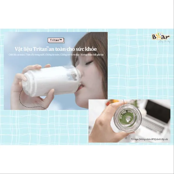 Máy xay sinh tố mini Bear LLJ-D04B1