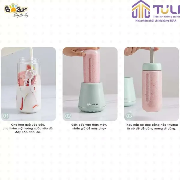 Máy xay sinh tố mini Bear LLJ-D04A1