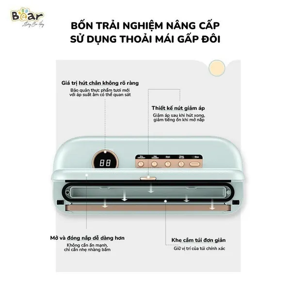 Máy hút chân không Bear SB-CK95W