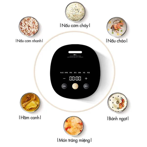 Nồi cơm điện thông minh 4L Bear C40K6