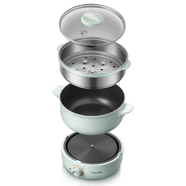 Nồi Lẩu Điện Đa Năng Bear DHG-B25B2 (Kèm chảo)