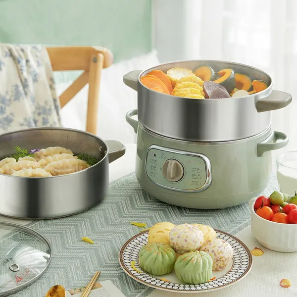 Nồi hấp và lẩu điện đa năng 10L Bear DZG-D80G5