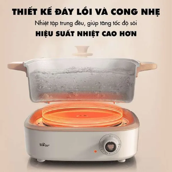 Nồi lẩu điện đa năng Bear DHG-C40M1