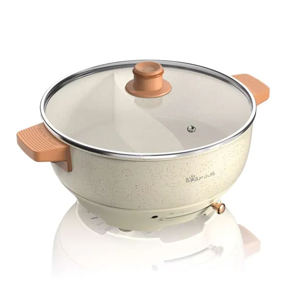 Nồi lẩu điện uyên ương 2 ngăn 6L Bear DHG-C50K1