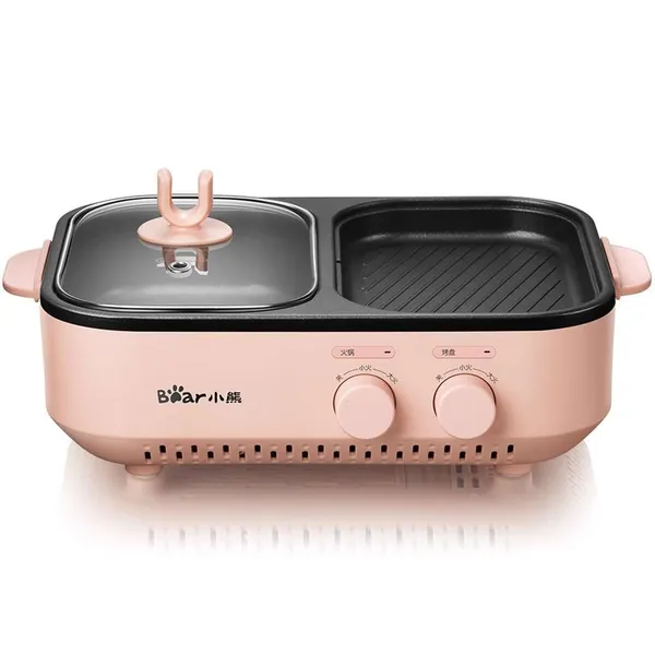 Nồi điện nấu lẩu và nướng 2 ngăn Bear DKL-C12D1