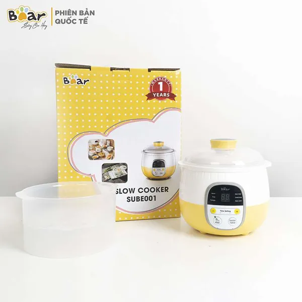Nồi nấu chậm Bear 0.8L SUBE001