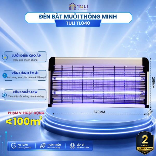 Đèn bắt muỗi TULI TL040 40W