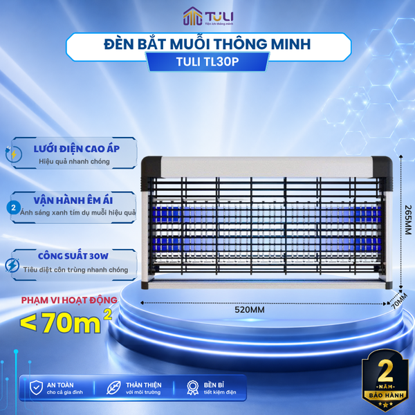 Đèn bắt muỗi TULI TL30P - 30W