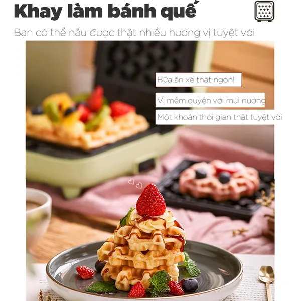Máy Kẹp Nướng Bánh Mì Bear DBC-C06M1