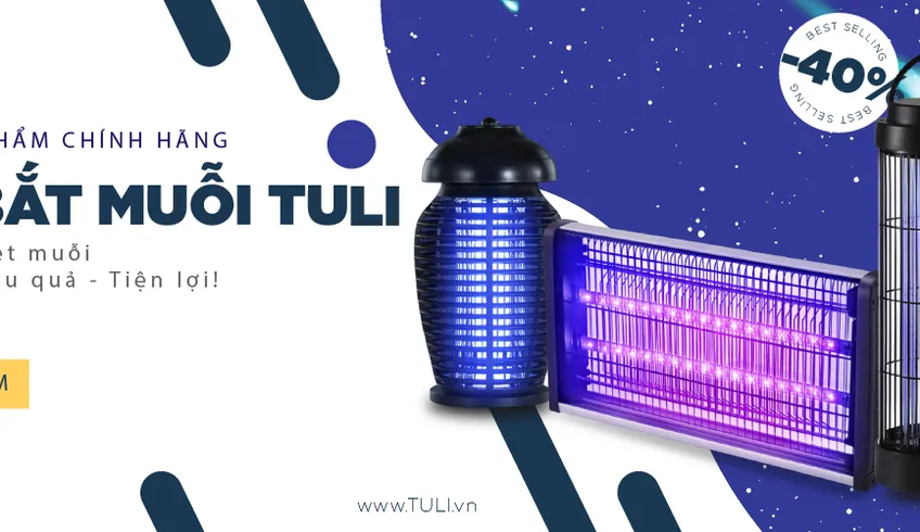 Đèn bắt muỗi thông minh - Giải pháp an toàn và hiệu quả trong việc tiêu diệt muỗi và côn trùng